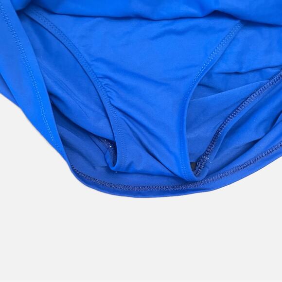Chaps Blue Bathing Suit Bottom Skirt Woman’s size 12 - Picture 2 of 5